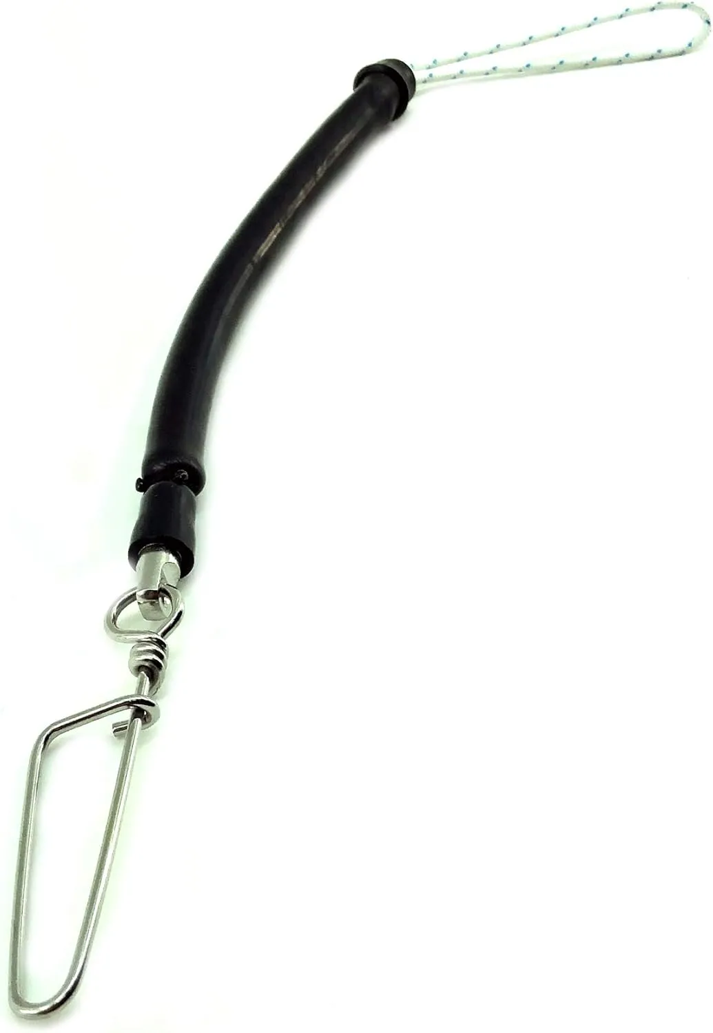 3/8" Bungee/Shock Cord for Speargun Shooting Line with Stainless Steel Swivel Snapclip or Pigtail