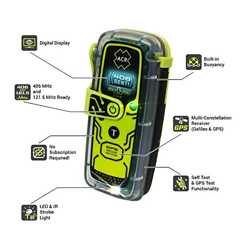 ACR ResQLink View - Buoyant Personal Locator Beacon with GPS