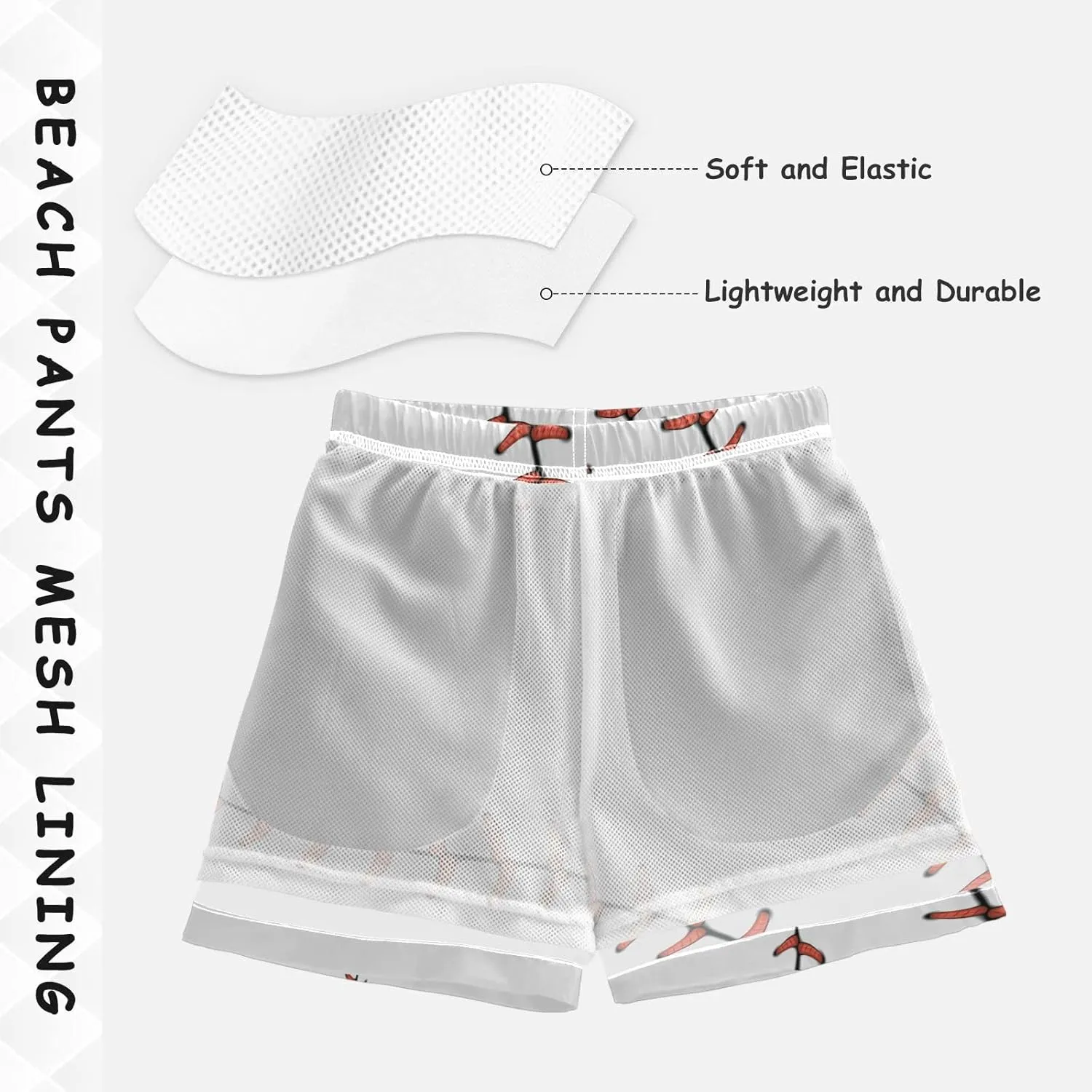 Aflyko Boys' Board Shorts Toddler Swim Trunk Girls Beach Swimwear Bathing Suit