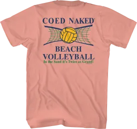 Beach Volleyball Coed Naked T-Shirt