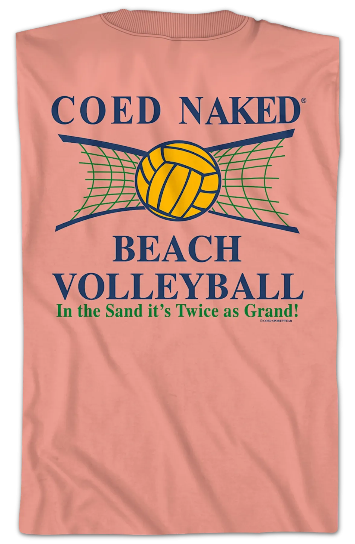 Beach Volleyball Coed Naked T-Shirt