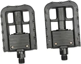 BESPORTBLE Foldable Bike Pedals 2 Pcs Universal 9/16'' Mountain Pedals with Reflective Strips - Quick Rotation Pedals for Ebike, Commute, Mountain Bikes