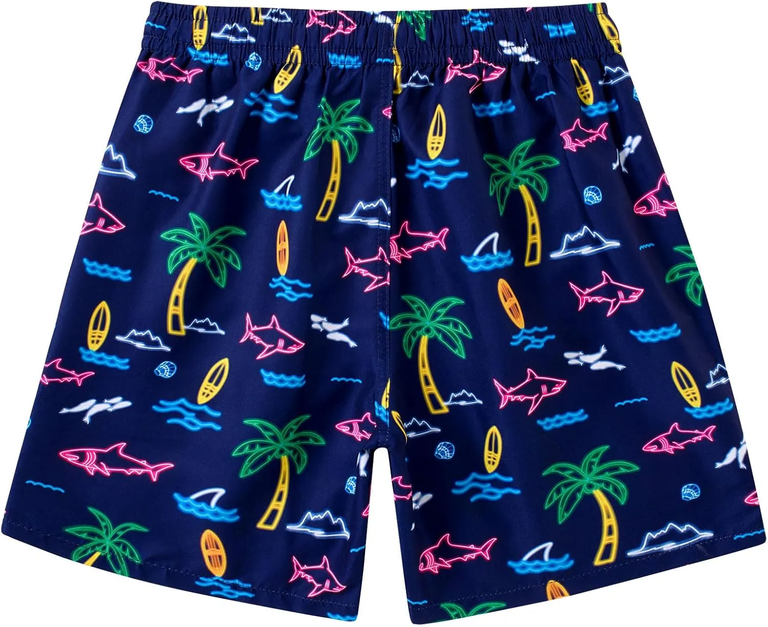 Boys Swim Trunks with Compression Liner Swimming Shorts Quick Dry Bathing Suit for 7-20 Years