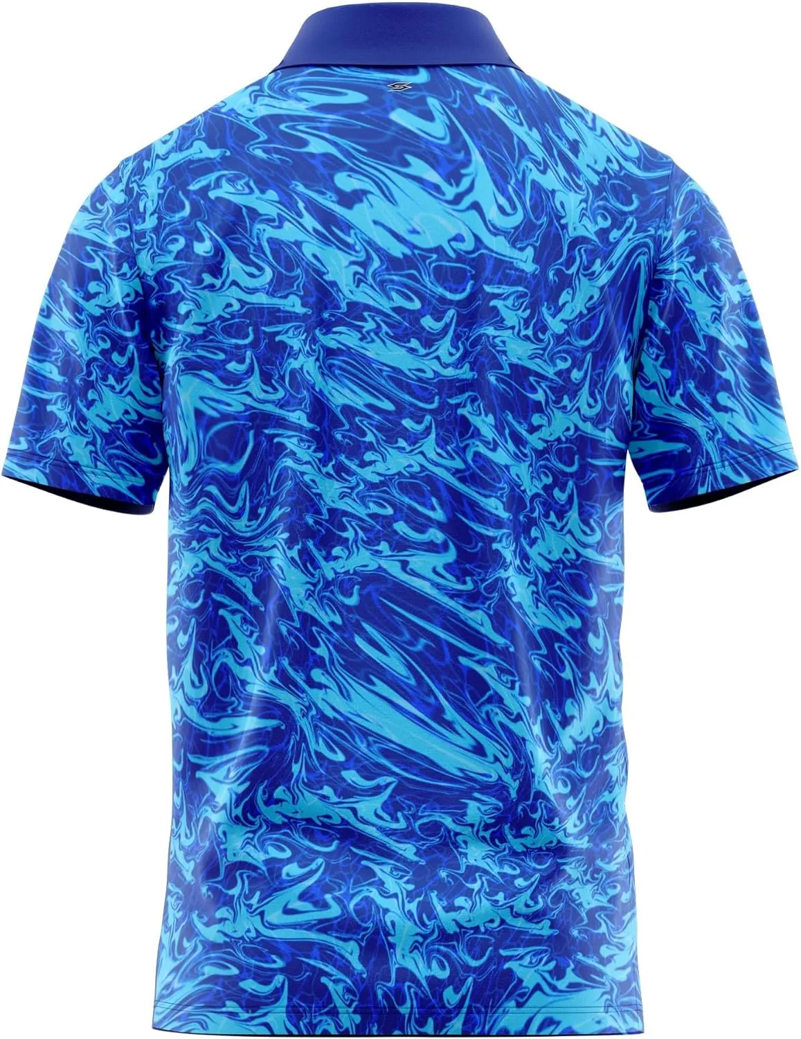 Classic Resort Wear Golf Polo ??Tropical Hawaiian Men Performance Short Sleeve Shirt Moisture Dry Fit Casual S Thru 5XL Funny