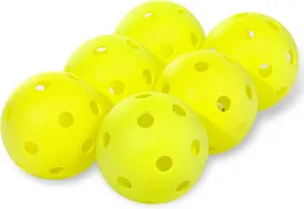 Franklin Sports Plastic Softballs - MLB - Includes 6 Balls for Batting Practice or Backyard Baseball Play - Replacement Balls ?C 90mm Official Baseball Size - Yellow