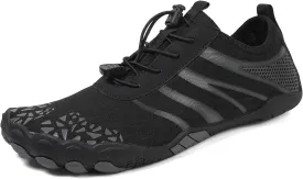 Hike Barefoot Water Shoes for Women Men, Barefoot Shoes with Wide Toe Box, Non-Slip & Quick Dry Breathable Aqua Socks for Beach Pool Aqua Swim Surf Hiking Walking Shoes