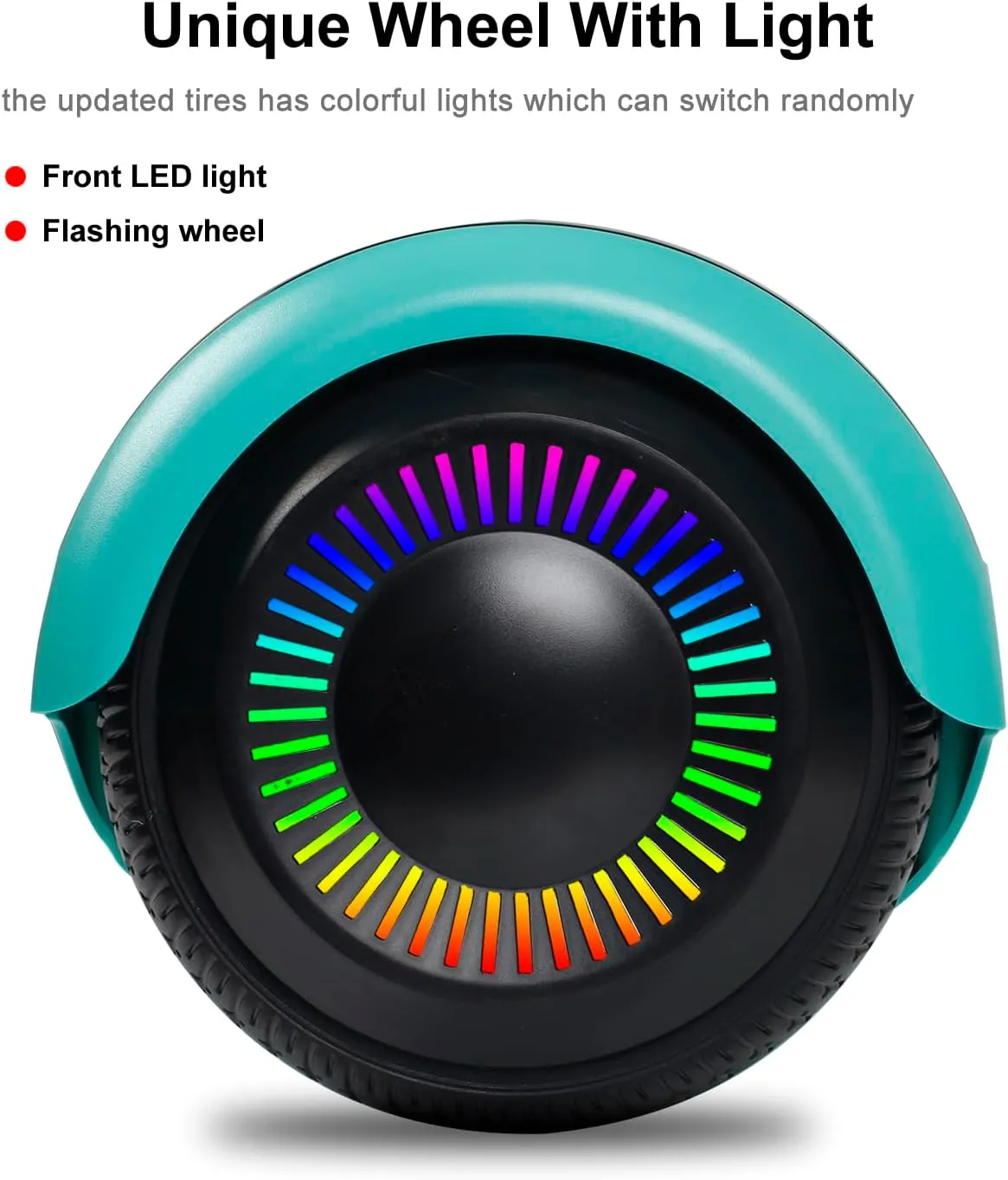 Hoverboard, 6.5 Inch Self Balancing Hoverboards with Bluetooth and Flashing LED Lights, Hover Board for Kids Teenagers