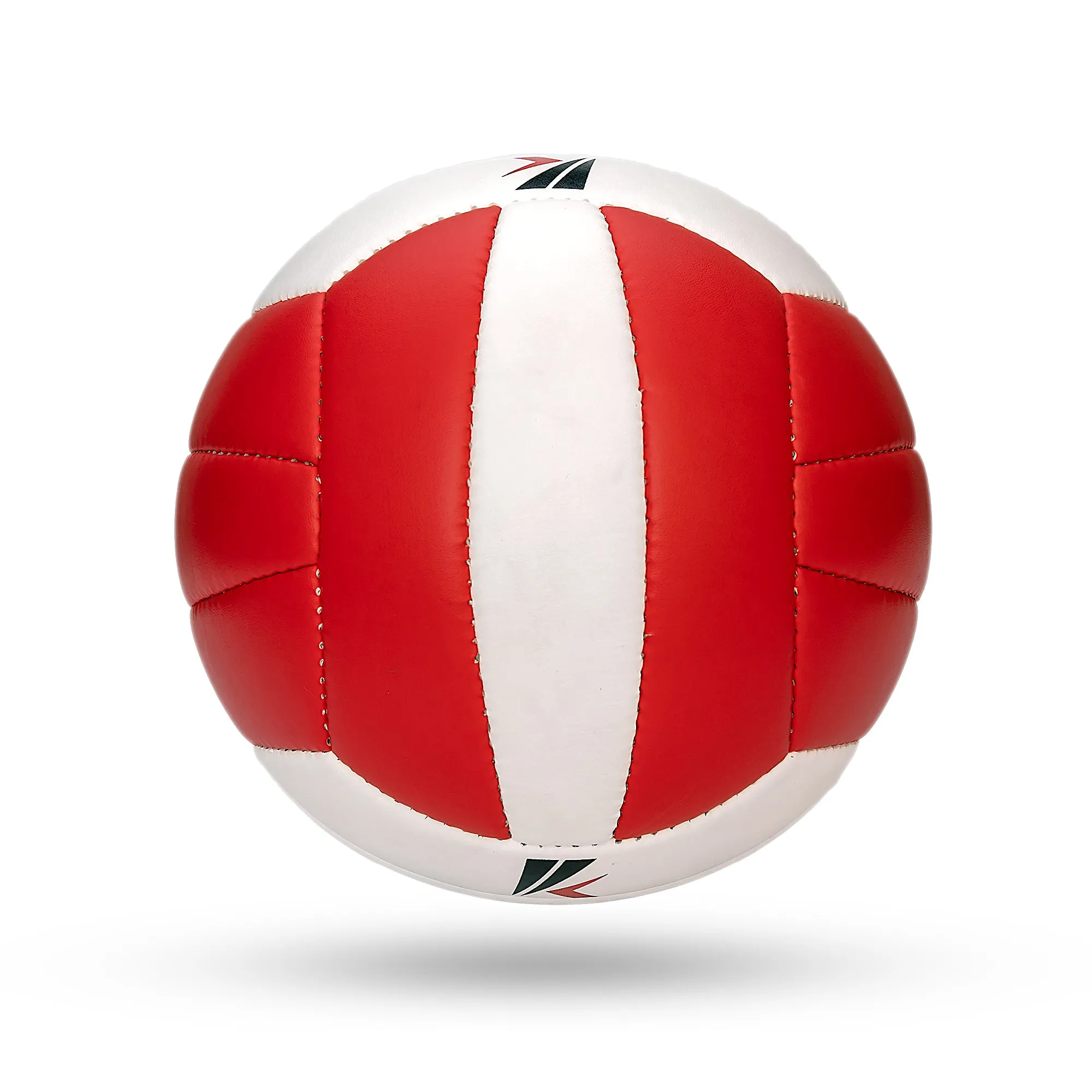 Kruzak Pro Volley Model Hand Stitched RED Volley Ball Toy - Indoor Outdoor Beach Ball for Kids Youth Adults, Beginners