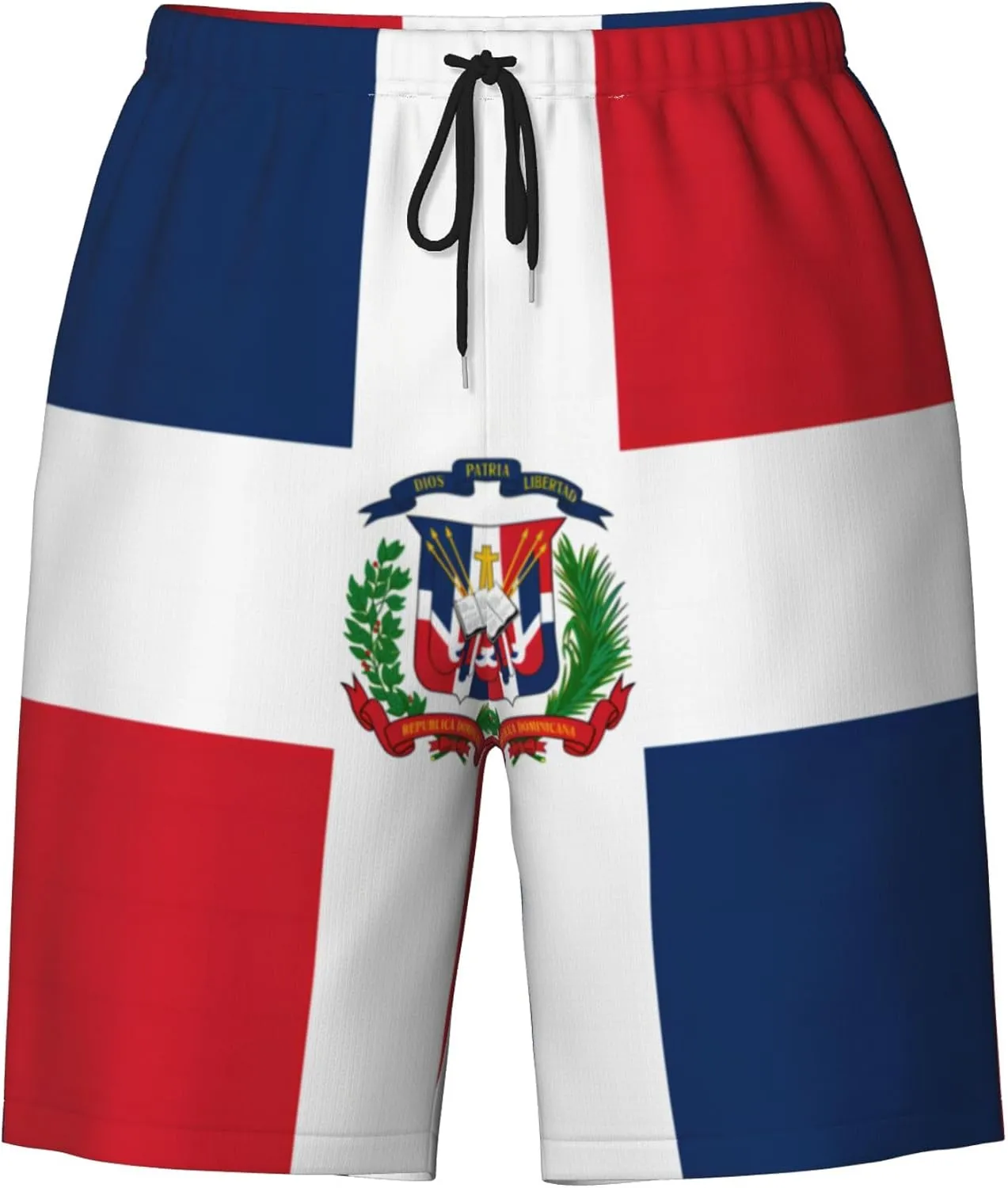 Mens Jamaica Swim Trunks Jamaican Flag Trunk Beach Shorts Quick Dry Board Shorts Summer Party Shorts Pockets Mesh