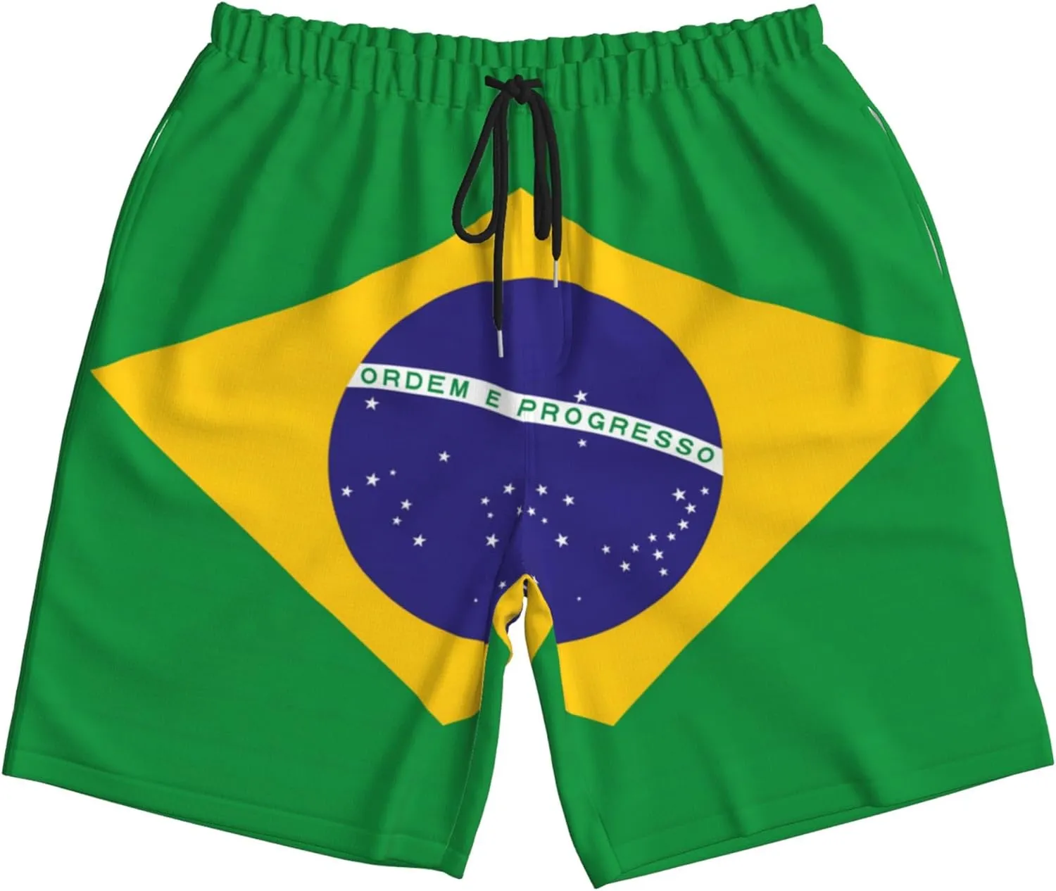 Mens Jamaica Swim Trunks Jamaican Flag Trunk Beach Shorts Quick Dry Board Shorts Summer Party Shorts Pockets Mesh