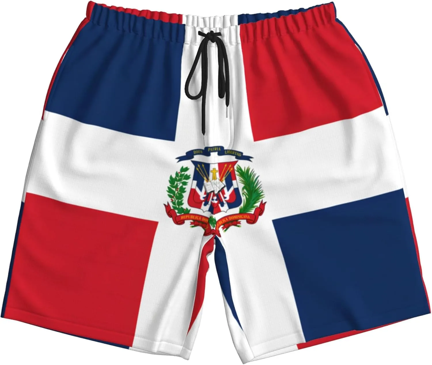 Mens Jamaica Swim Trunks Jamaican Flag Trunk Beach Shorts Quick Dry Board Shorts Summer Party Shorts Pockets Mesh