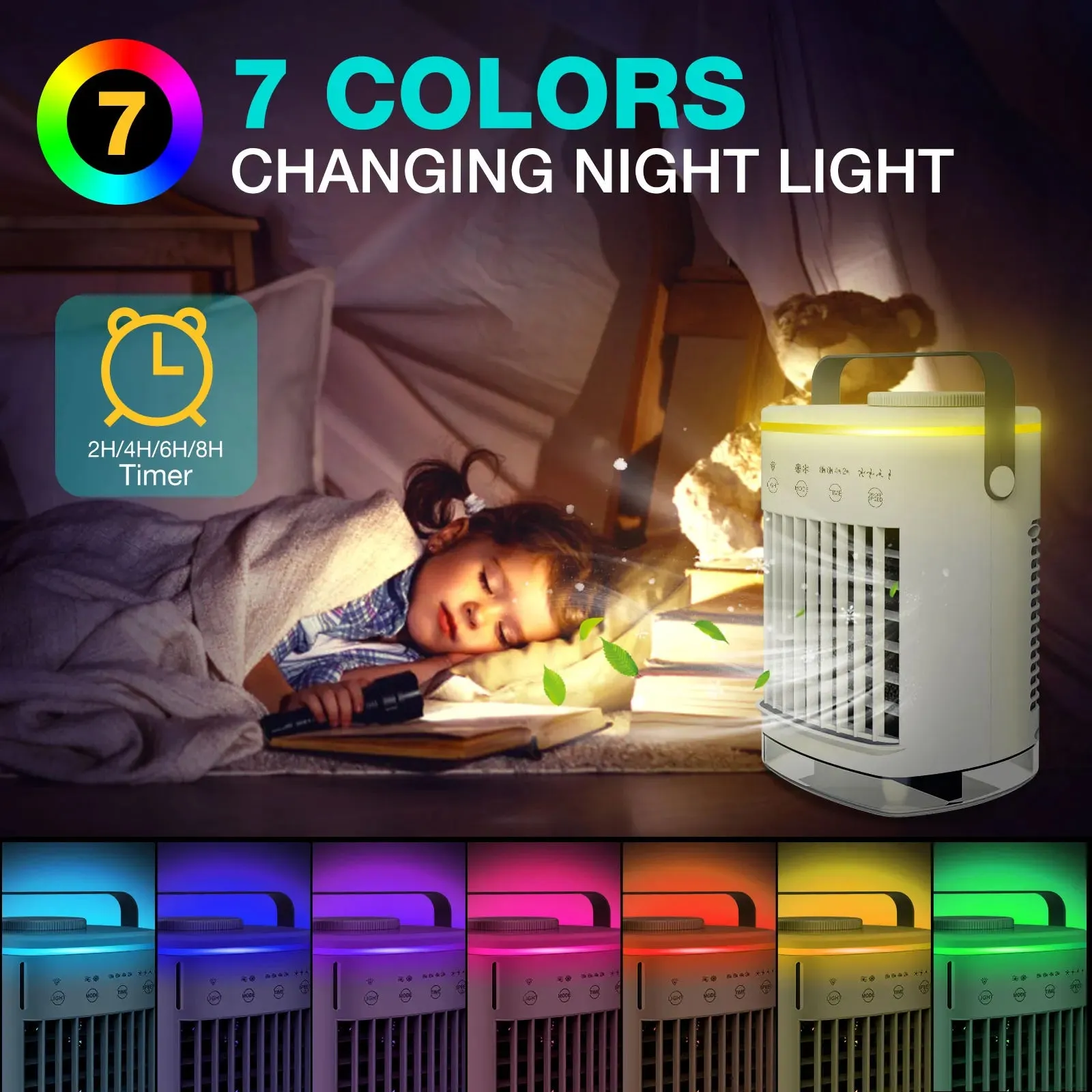Mini Portable Air Conditioner For Summer- Rechargeable