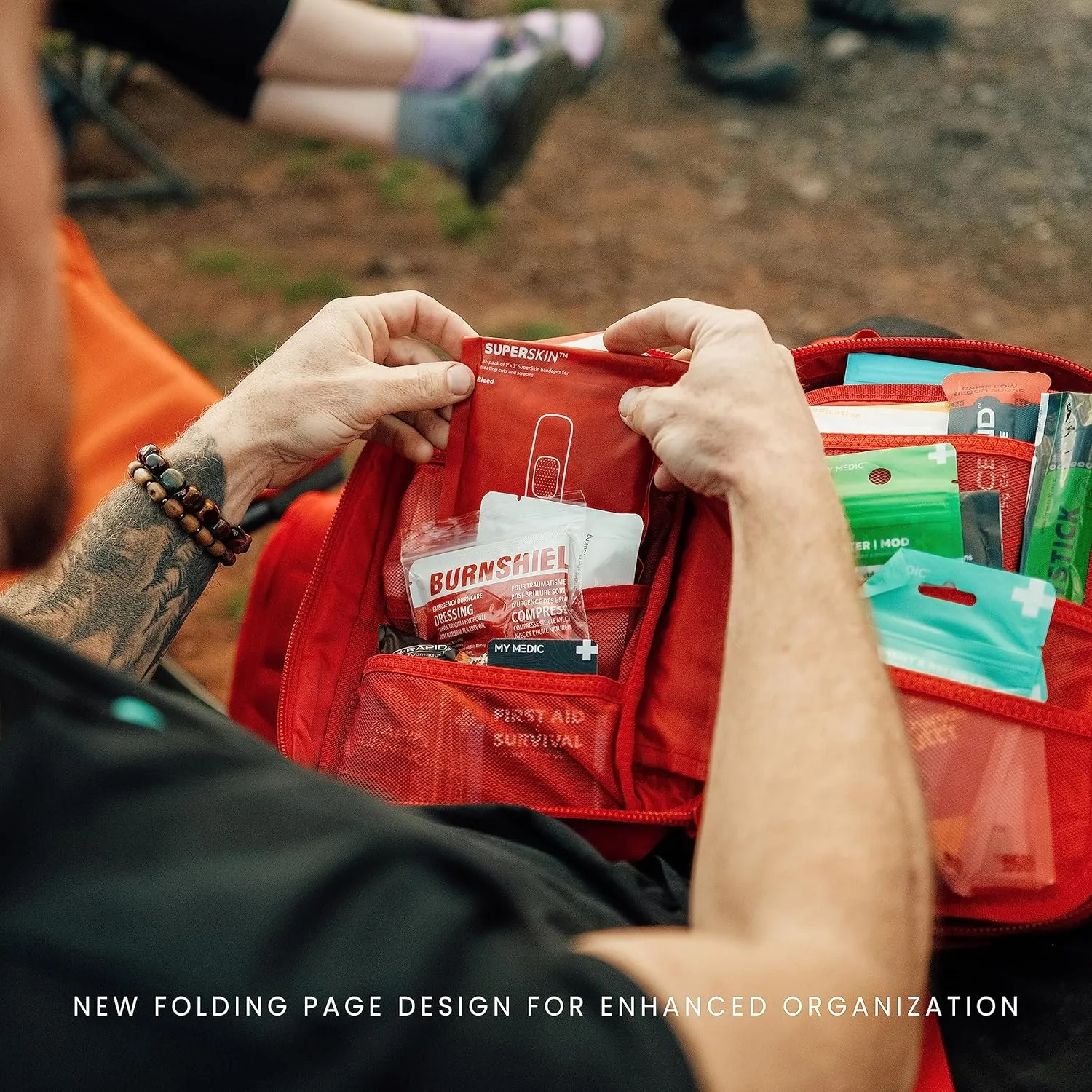 MY MEDIC MyFAK PRO Ifak First Aid Kit - 140 Life Saving Trauma and Medical Items - HSA FSA Eligible Survival Kit for Camping or Your Car - Black