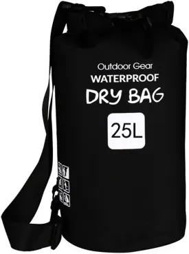 Outdoor Sports Dry Bag Sack, Waterproof 20L/25L/30L Heavy-Duty 500D Rollup Storage Pouch for Kayaking Boating Rafting Fishing Camping Swimming Canoeing Snowboarding
