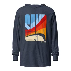 Sand Hooded Long-Sleeve Tee