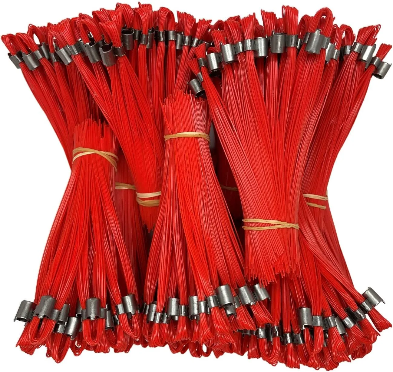 Stake Chaser Ground Marking Whiskers Orange 6 Inch 1000-Count (Flags only, no Nails) for Survey, Landscape Design, Construction Markers, Property Line Markers, Trail Markers
