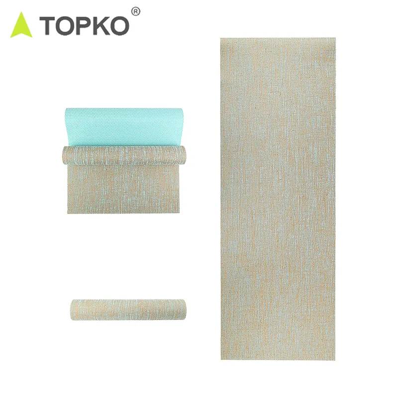 TOPKO Eco Jute PVC Yoga mat