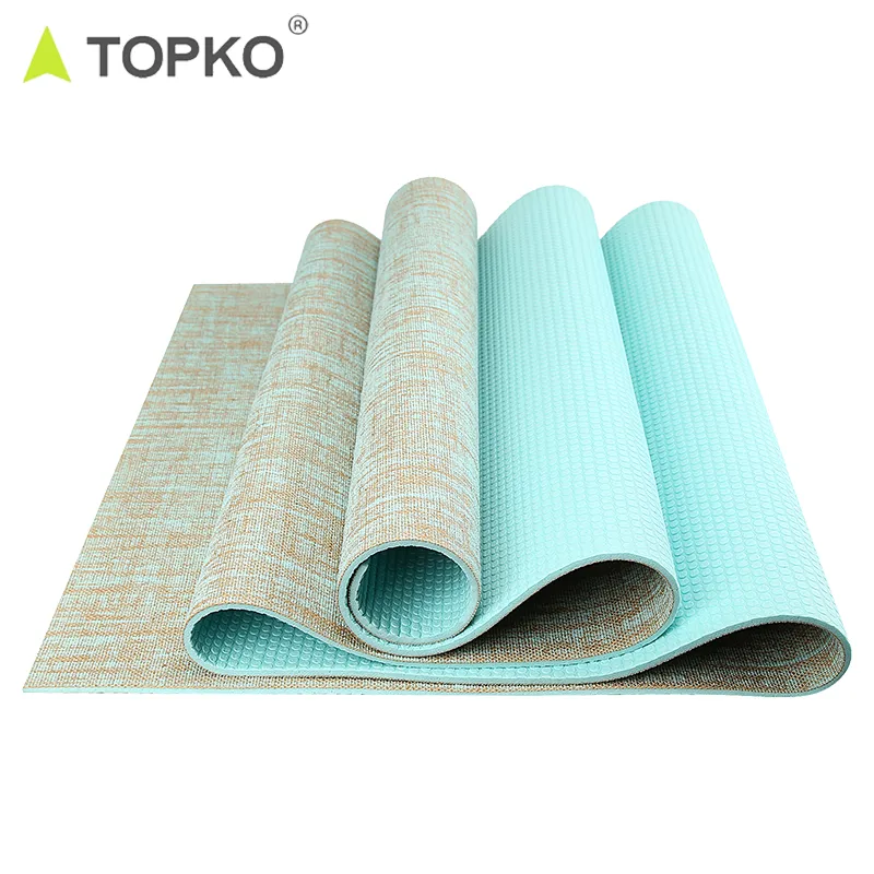TOPKO Eco Jute PVC Yoga mat