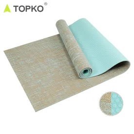 TOPKO Eco Jute PVC Yoga mat