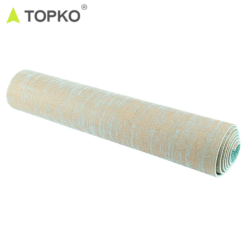 TOPKO Eco Jute PVC Yoga mat