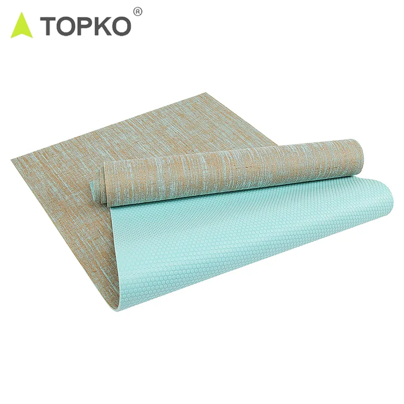 TOPKO Eco Jute PVC Yoga mat