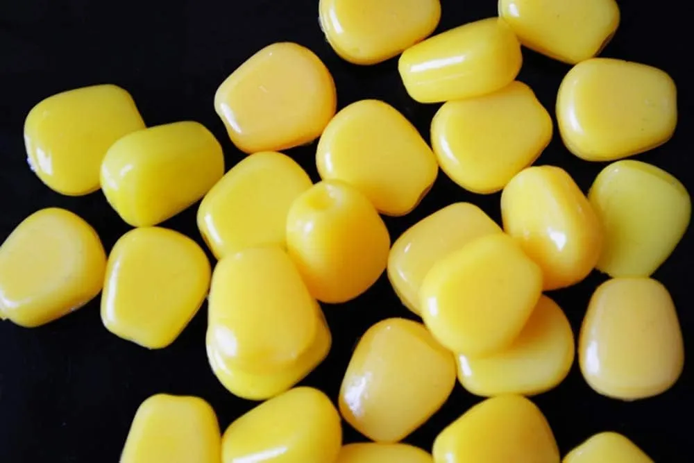 TPR Simulation Fake Corn Soft Baits Corn Carp Fishing Lures Floating Baits with Nice Scent for Carp,Trout Fishing,Cat Fish