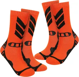 Warm Kids Ski Socks - 2 Pairs Merino Wool Skiing Socks, Winter Warm Snowboard Thermal Socks For Boys Girls Toddlers