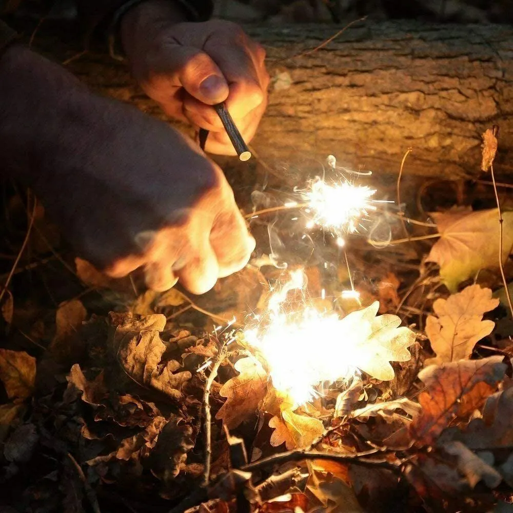 Waterproof Fire Starter Flint Steel Striker Ferro Rod for Camping