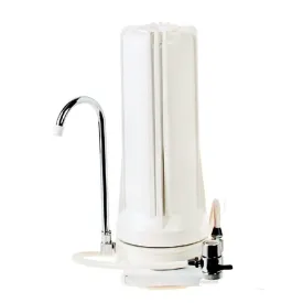 White Countertop Carbon Chlorine Fluoride Filter