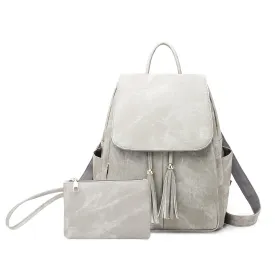 Women Tassel Backpack